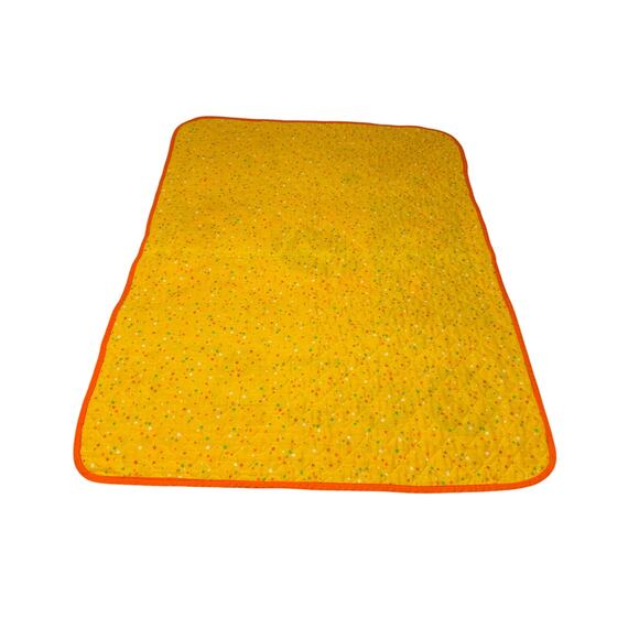 Vintage It’s A Boy Baby Quilt 34x43 Retro Appliqué Nursery Blanket Trains Bike - Picture 2 of 10